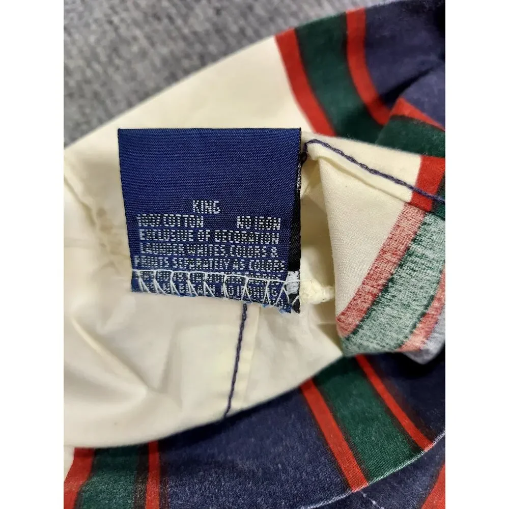 Vtg Ralph Lauren High Desert Pair King Pillowcases Southwest Aztec Native 80s